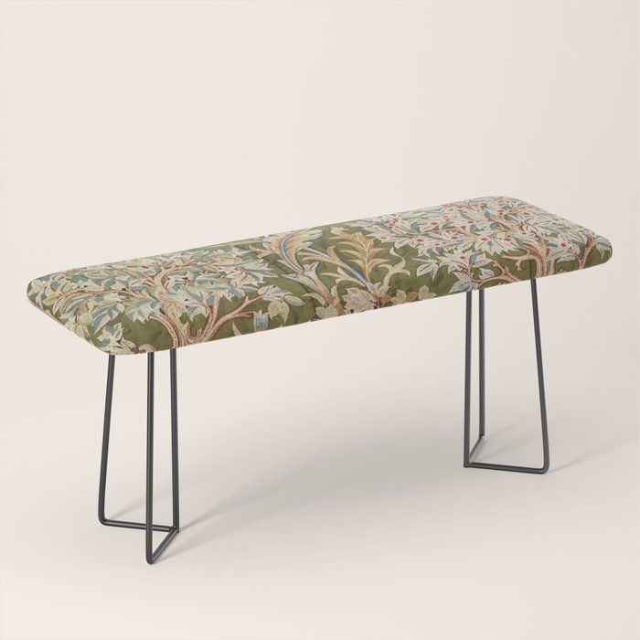 William Morris & May Morris Woodland Embroidery Bench Gallery Image 1