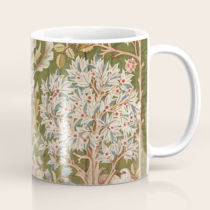 William Morris & May Morris Woodland Embroidery Coffee Mug Gallery Image 1