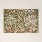 William Morris & May Morris Woodland Embroidery Welcome Mat Gallery Image 1