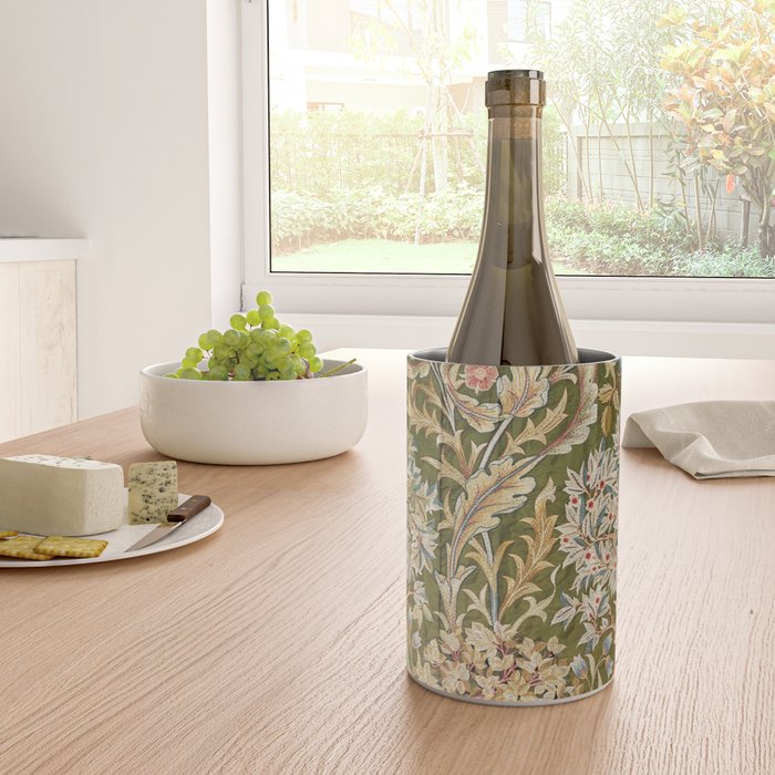 William Morris & May Morris Woodland Embroidery Wine Chiller Gallery Image 4