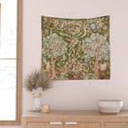 William Morris & May Morris Woodland Embroidery Wall Tapestry Gallery Image 2