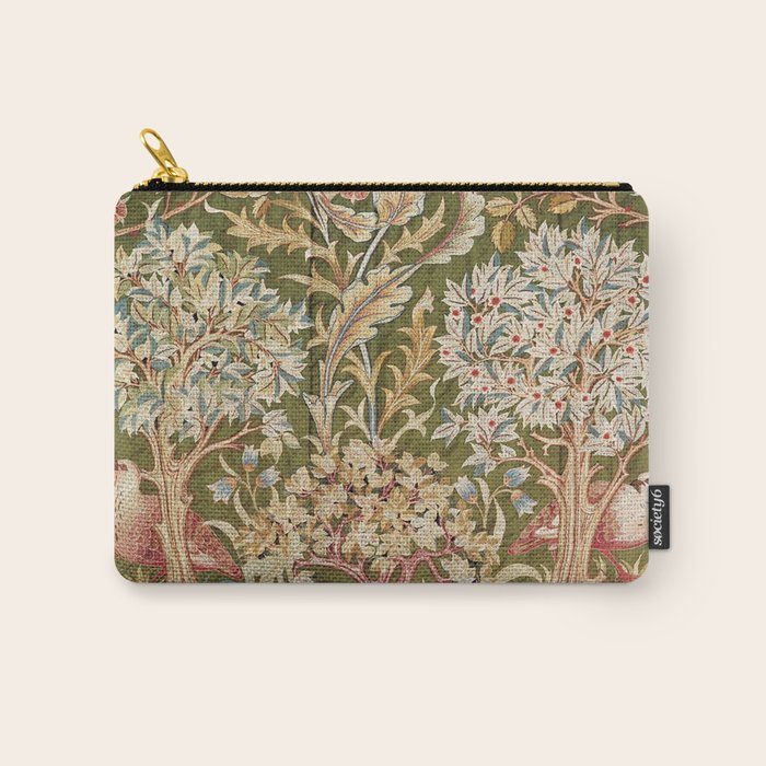 William Morris & May Morris Woodland Embroidery Carry All Pouch Gallery Image 1