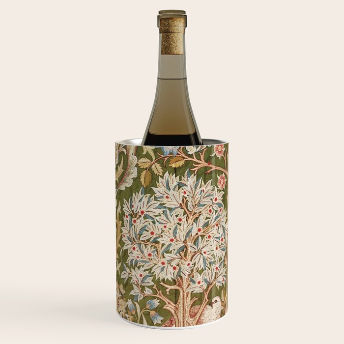 William Morris & May Morris Woodland Embroidery Wine Chiller Gallery Image 3