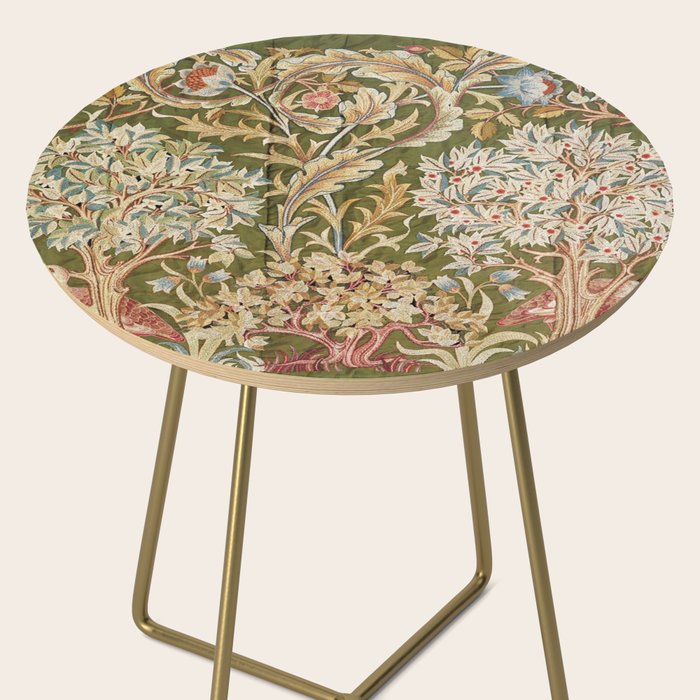 William Morris & May Morris Woodland Embroidery Side Table Gallery Image 2