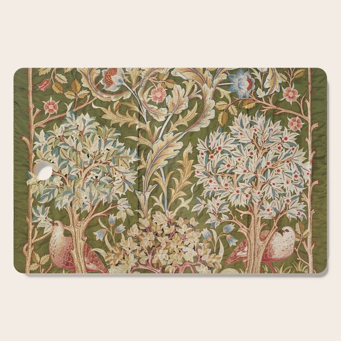 William Morris & May Morris Woodland Embroidery Cutting Board Gallery Image 1