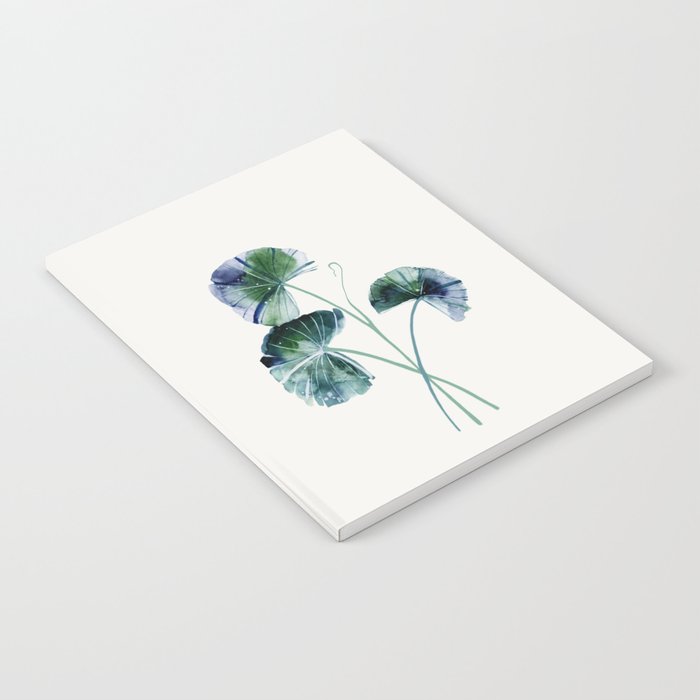 Water lily leaves Notebook Gallery Image 2