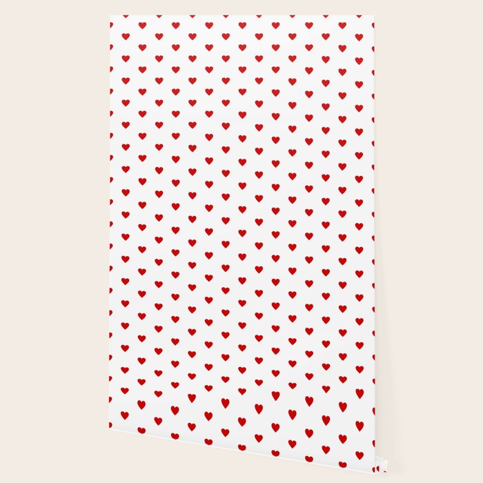 Small Red heart pattern Wallpaper Gallery Image 2