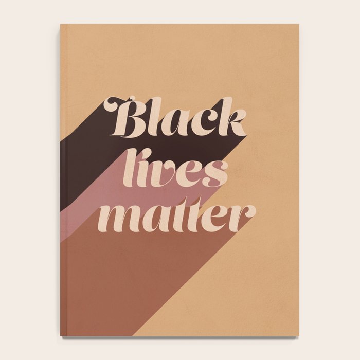 Black Lives Matter #typography Notebook Gallery Image 4