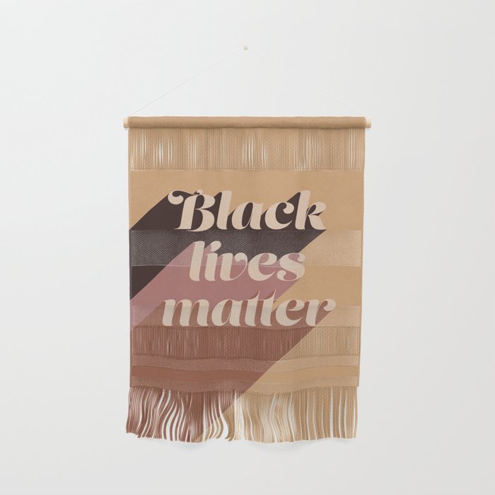 Black Lives Matter #typography Wall Hanging Gallery Image 1