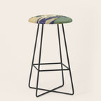 Tree and chrysanthemums by Kogyo Tsukioka Stool Gallery Image 1