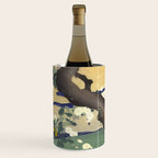 Tree and chrysanthemums by Kogyo Tsukioka Wine Chiller Gallery Image 3