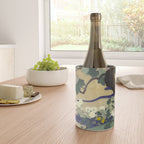 Tree and chrysanthemums by Kogyo Tsukioka Wine Chiller Gallery Image 4