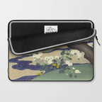 Tree and chrysanthemums by Kogyo Tsukioka Laptop Sleeve Gallery Image 2