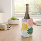 Retro Modern Daisy - Rainbow  Wine Chiller Gallery Image 4