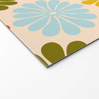 Retro Modern Daisy - Rainbow  Welcome Mat Gallery Image 2