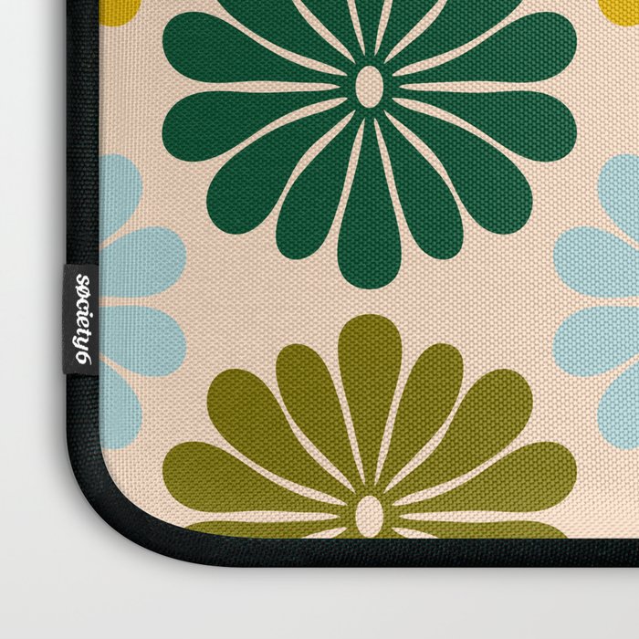 Retro Modern Daisy - Rainbow  Laptop Sleeve Gallery Image 3