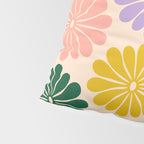 Retro Modern Daisy - Rainbow  Pillow Sham Gallery Image 4