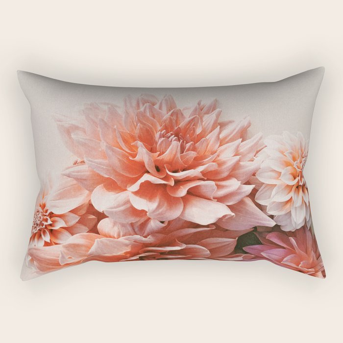 Find Your Tribe #2 - Modern Dahlia Botanical Photograph Rectangular Pillow Gallery Image 1