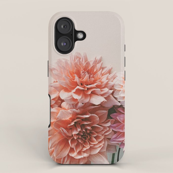 Find Your Tribe #2 - Modern Dahlia Botanical Photograph iPhone Case Gallery Image 1