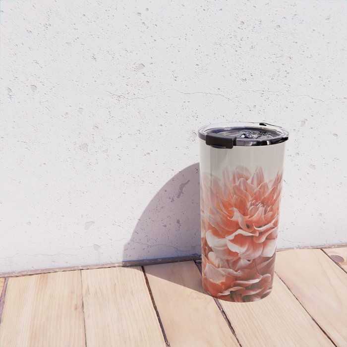 Find Your Tribe #2 - Modern Dahlia Botanical Photograph Travel Mug Gallery Image 4