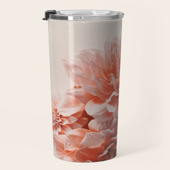 Find Your Tribe #2 - Modern Dahlia Botanical Photograph Travel Mug Gallery Image 3