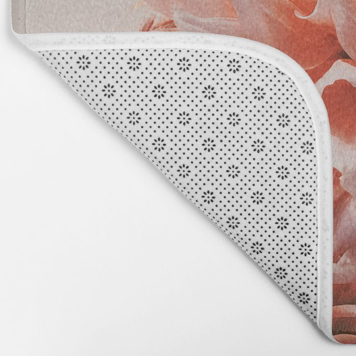 Find Your Tribe #2 - Modern Dahlia Botanical Photograph Bath Mat Gallery Image 2