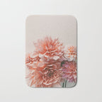 Find Your Tribe #2 - Modern Dahlia Botanical Photograph Bath Mat Gallery Image 1