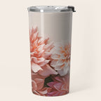 Find Your Tribe #2 - Modern Dahlia Botanical Photograph Travel Mug Gallery Image 2
