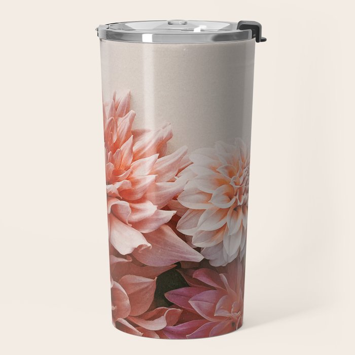 Find Your Tribe #2 - Modern Dahlia Botanical Photograph Travel Mug Gallery Image 2