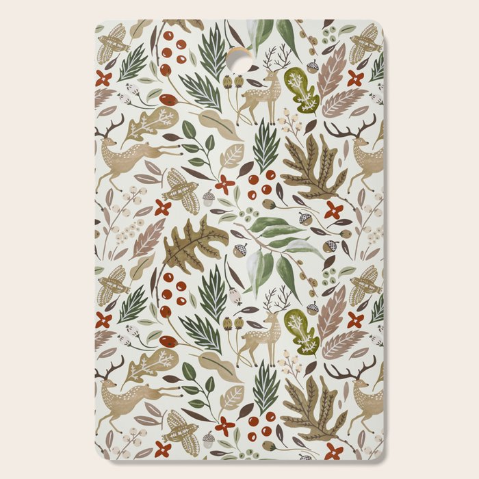 Christmas in the wild nature Cutting Board Gallery Image 1