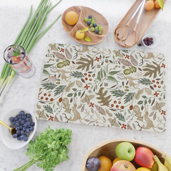 Christmas in the wild nature Cutting Board Gallery Image 2