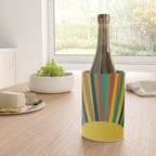 Multicolour Retro Sunburst Sun in Mid Mod Colours Wine Chiller Gallery Image 4