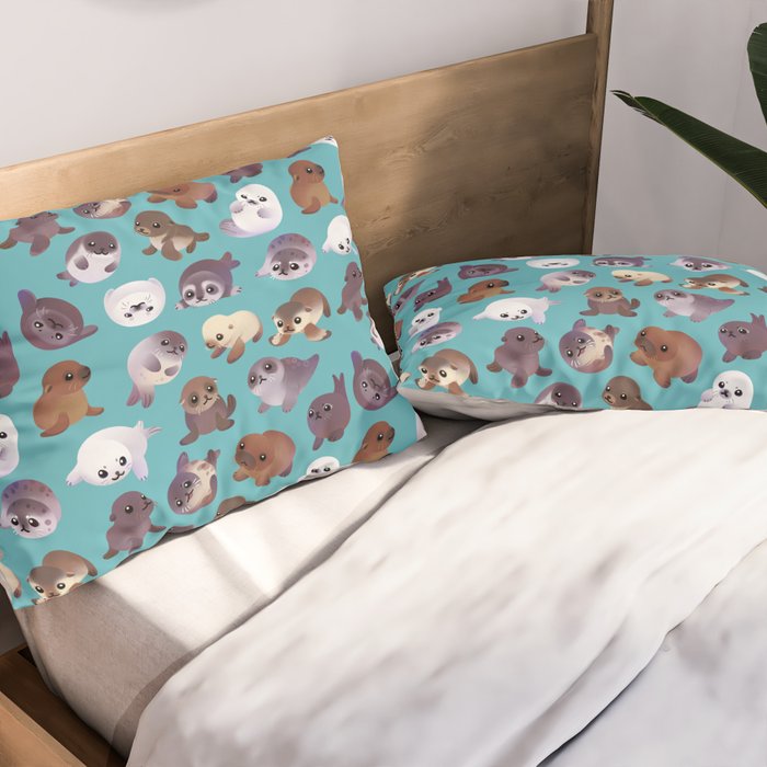 Seal pup Pillow Sham Gallery Image 2