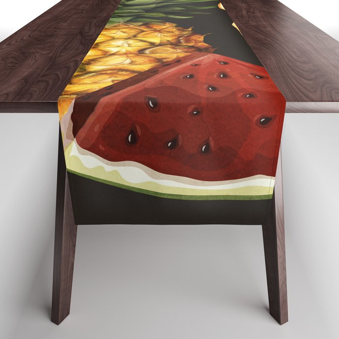 Fruits Botanical Art 1 Table Runner Gallery Image 1