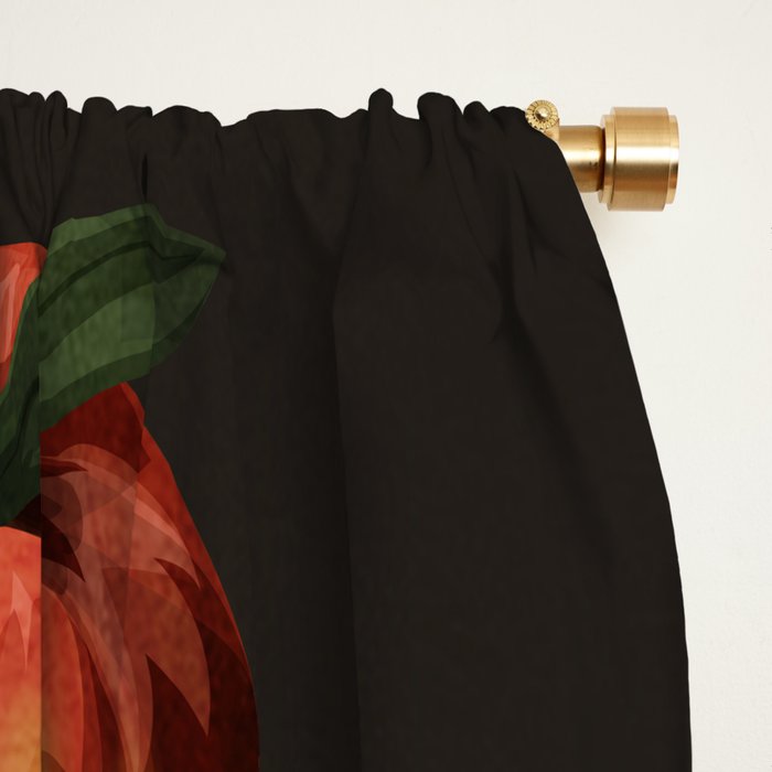 Fruits Botanical Art 1 Window Curtain Gallery Image 2