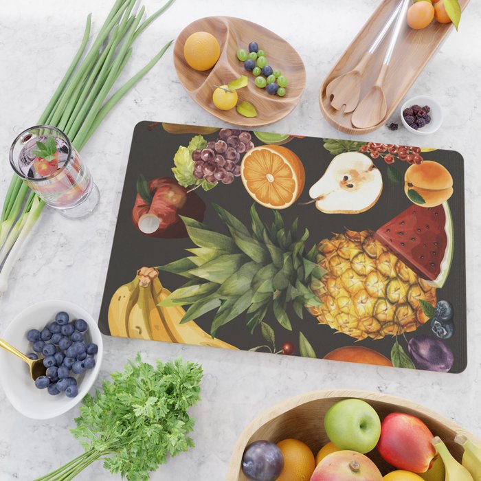 Fruits Botanical Art 1 Cutting Board Gallery Image 2