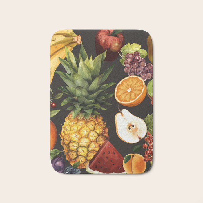 Fruits Botanical Art 1 Bath Mat Gallery Image 1