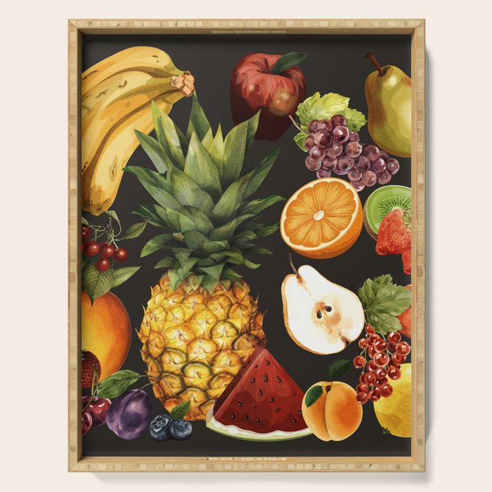 Fruits Botanical Art 1 Serving Tray Gallery Image 1