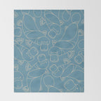 Minimalist Platypus Throw Blanket Gallery Image 2