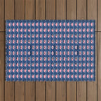 Navy blue looking for you Outdoor Rug Gallery Image 1