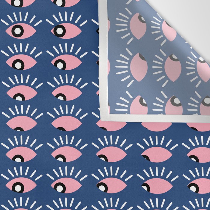 Navy blue looking for you Wall Tapestry Gallery Image 3