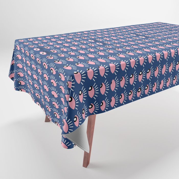 Navy blue looking for you Tablecloth Gallery Image 1