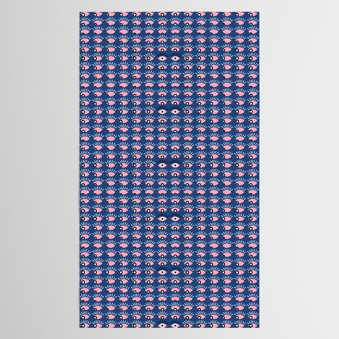 Navy blue looking for you Tablecloth Gallery Image 2