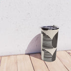 Minimalist Cats in Black and White Travel Mug Gallery Image 4