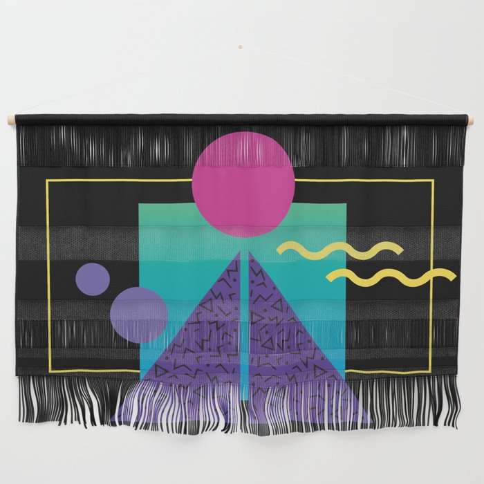Memphis Pattern 37 / 80s - 90s Retro Wall Hanging Gallery Image 1