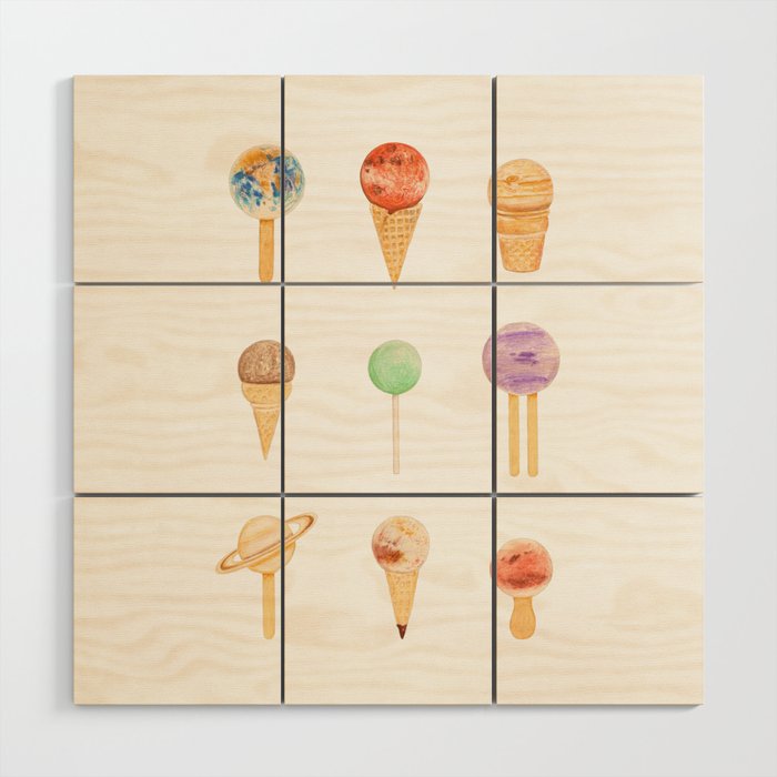 Planetarium Sugarium Wood Wall Art Gallery Image 1