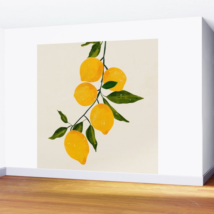 Lemon 3 Wall Mural Gallery Image 2
