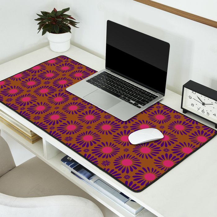 Soft Florals Desk Mat Gallery Image 2
