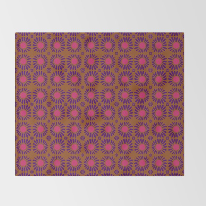 Soft Florals Throw Blanket Gallery Image 2