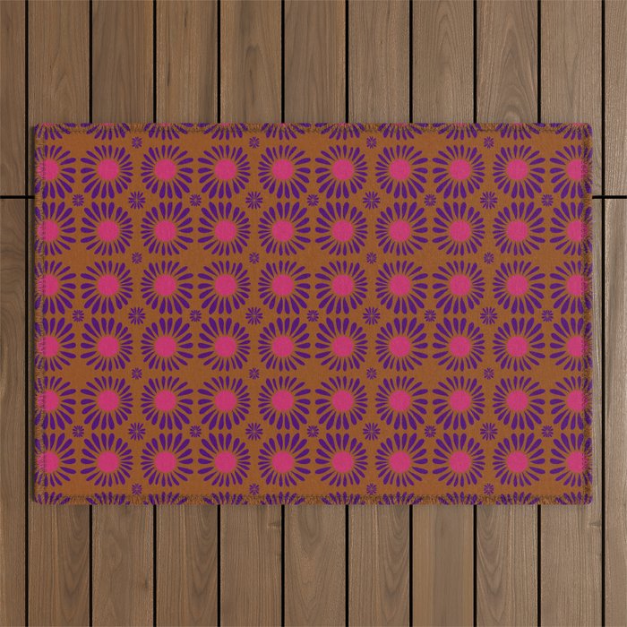 Soft Florals Outdoor Rug Gallery Image 1